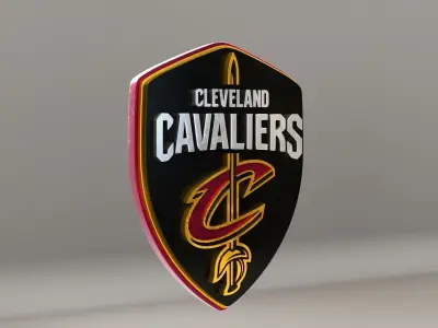 NBA Cleveland Cavaliers Logo 3D model