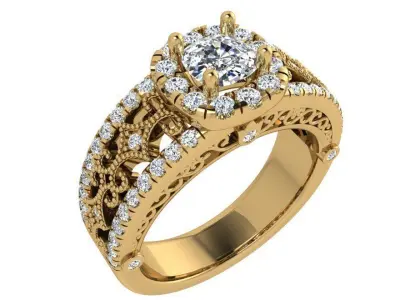 Halo Diamond Band 3660 3D print model