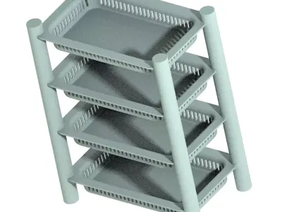 Premium Multitier Rack 3D print model