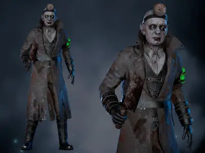 Doctor Death Game Ready  Low-poly 3D model