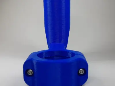 Bicycle cable holder And Rear Light Holder By IMAGINE MYST 3D print model