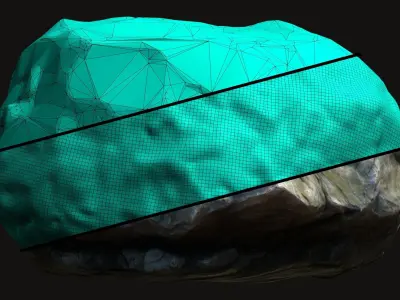 Rock Stone 9 Free low-poly 3D model
