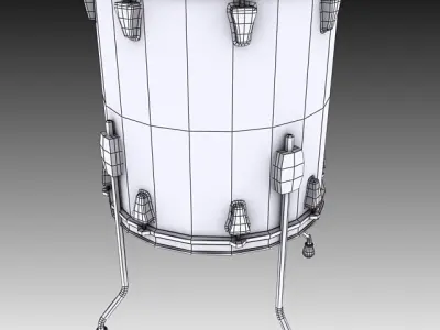 Floor Tom Drum 3D model