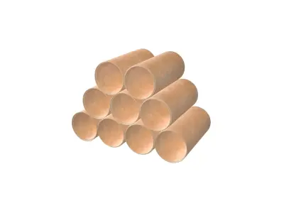 Concrete Pipe v1 001 Low-poly 3D model