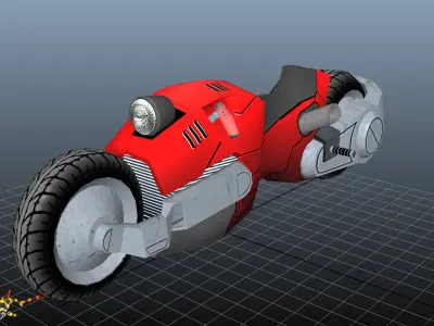 URBAN BIKE Low-poly 3D model