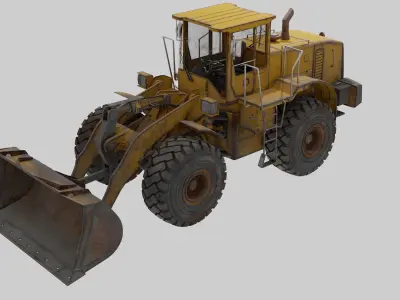 bulldozers 3D model