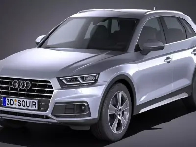 Audi Q5 2017 3D model