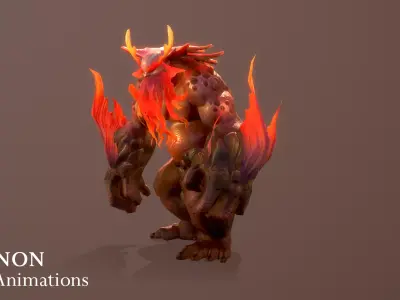 Ternon 3D Animations Low-poly 3D model