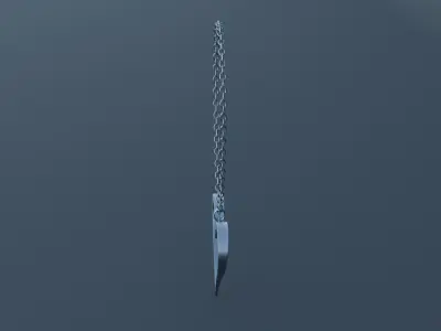 Silver Heart Pendant 3D print model