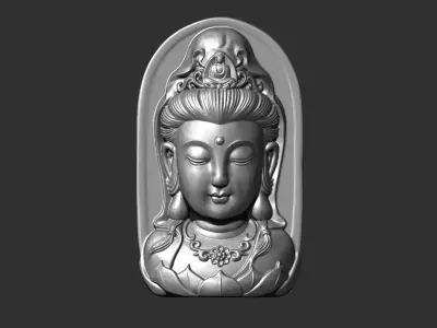 Kwanyin Bodhisattva 3D print model