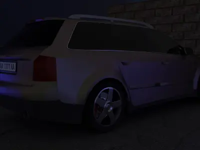 Audi A4 B6 Avant Free 3D model