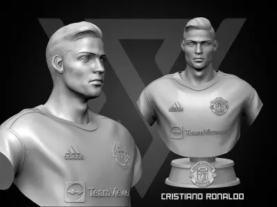 Ronaldo 3D Printable 2 3D print model