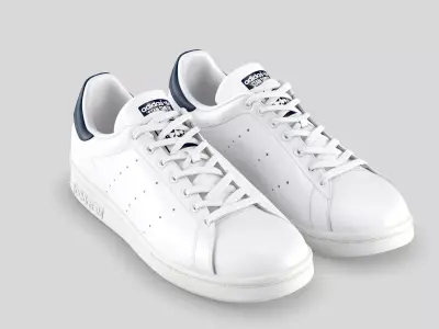 adidas stan smith blue 3D model