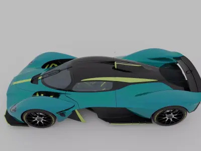 Aston Martin Valkyrie 3D model