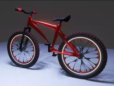 bicycle 3D model by uvegeslaura07