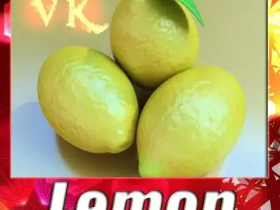 Lemon High Detail 3D model