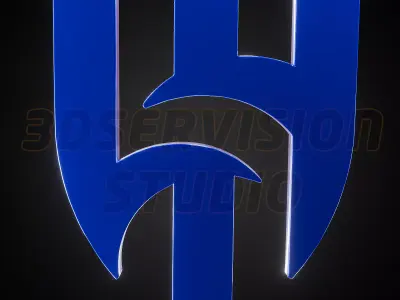 Al Hilal logo - Cinematic - 3D print 3D model