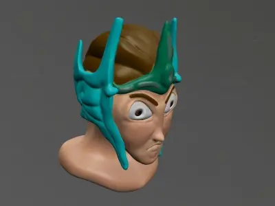 Angry Character 3D model