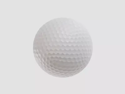 Golf Ball 3d model Low-poly 3D model purchase