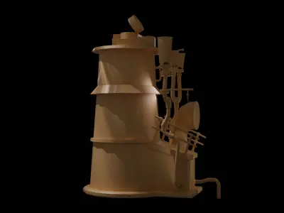 House stylized basemesh cartoon lowpoly Low-poly 3D model