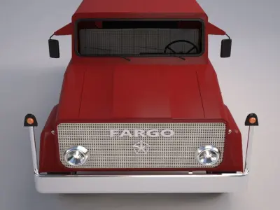 DODGE FARGO AS250 Low-poly 3D model
