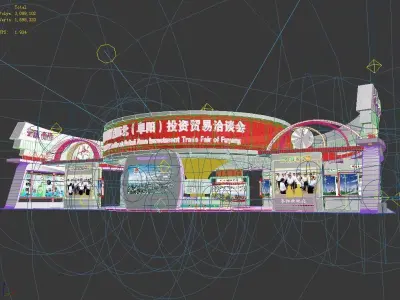 Exhibition - Area - 30X20-3DMAX2009-01 3D model