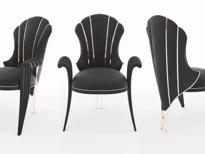 Venus Chair Low-poly 3D model