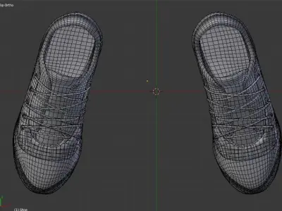 Stylish sports shoes Free low-poly 3D model