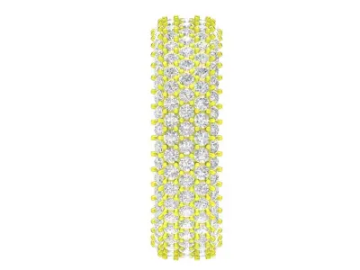 luxury fashion korean diamond women ring 4502 3D print model