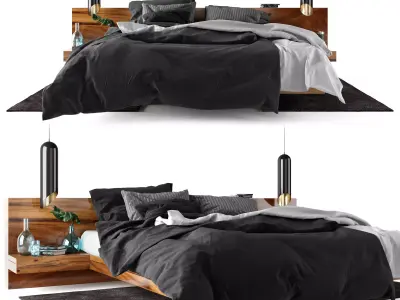 Bedroom set 2 3D model