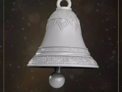 Bell I Christmas Advent Calendar  Free 3D print model