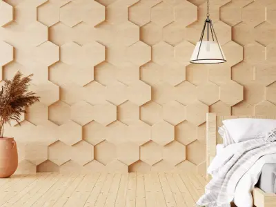 Wall wood V07 for your interior wall wood 3D model