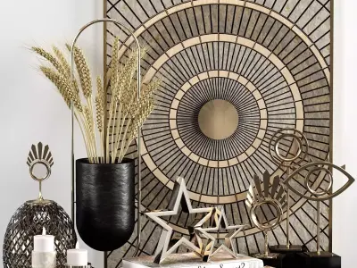 decorative set02 3D model