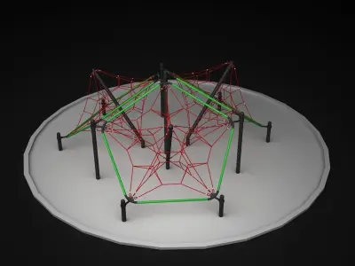 Teenagers Outdoors Toys 3D model