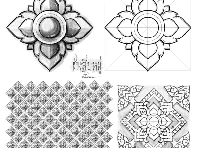 Prachamyam Pattern 3D print model 3D print model