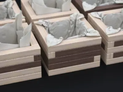 NORDSK KINAGI WOODEN BOX 2024 3D model