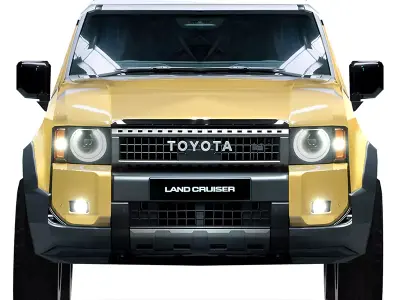 Land Cruiser 2025 Low-poly 3D model