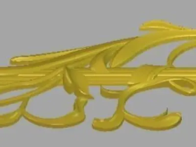 Wall decoration 3D print model