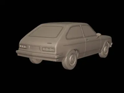 chevrolet br chevette sl 1976 3d print model 3D print model
