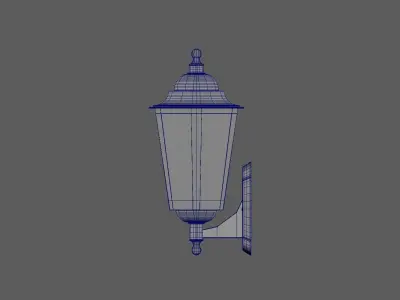 WallLight lamp Free 3D model
