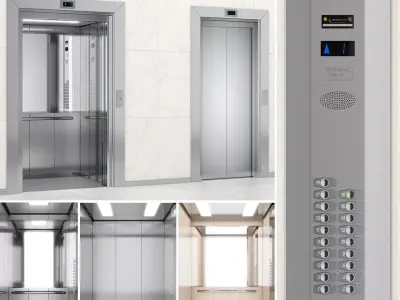 OTIS Gen 2 Elevator 3D model