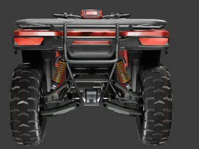 quad bike 3D model