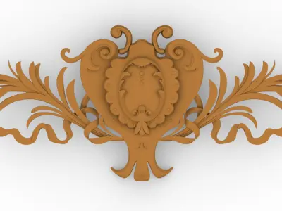 ProArt - Decor frame element 02 3D model