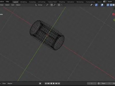 3D Model of Car Tyre and rim 3D model