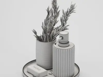 decorative set 03 3D model