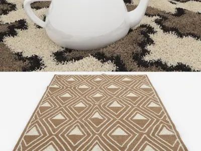 Rugs No 279 Low-poly 3D model