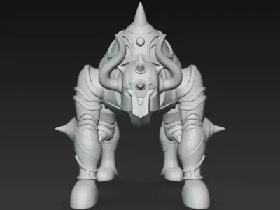 Saint Seiya Taurus Armor 3D print model