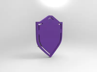 Car Emblem Low-poly 3D model
