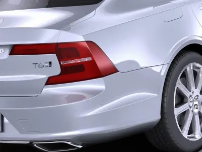 Volvo S90 2017 VRAY 3D model