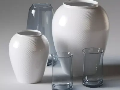 Vase Set 22 3D model